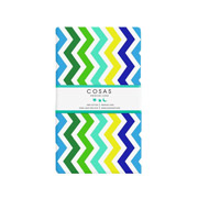 Дитяча простирадло на гумці Cosas зигзаг кольоровий 1