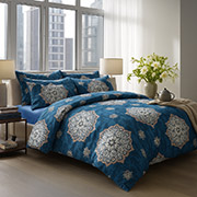 Підковдра сатин Tillaberi SoundSleep синій