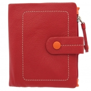 Жіночий шкіряний гаманець Visconti M-77 Mojito red multi