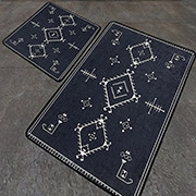 Набір килимків для ванної кімнати Antiguo fume Chilai Home