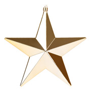 Іграшка новорічна Зірка 30 см Novogod'ko 974087 золото глянець