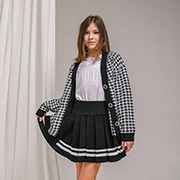 Кардиган для дівчинки Лапки Art Knit чорний