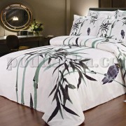 Постельное белье Arya Uccello green - Фото №2