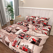 Постільна білизна Лондон полісатин Selena 610501