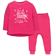 Комплект для дівчинки 0820346зцм футер Татошка рожевий