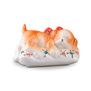 Фігурка декоративна порцелянова Цуценя соня 9см Lefard 149-402