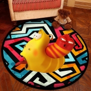 Килимок у дитячу круглий Homytex Kids