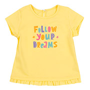 Футболка для дівчинки ФТ1 супрем Бембі C00-лимонний