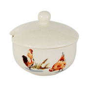 Цукорниця керамічна 370 мл Пташина ферма Claytan Ceramics 910-129