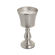 Свічка парфумована 9,5х9,5х16 см Lefard 818-005 срібляста