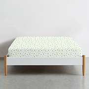 Простирадло на гумці Green Stars ранфорс Cosas висота 20 см