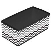 Короб складаний 28х14х10 см Zigzag Handy Home ZSH-10 біло-сіро-чорний