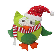 Новогодняя мягкая игрушка Сова Новогодько 800983