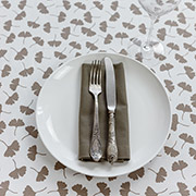 Скатертина Macao Гінкго бежевий Прованс