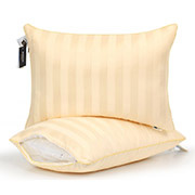 Шовкова подушка висока 1267 Carmela Hand made Natural Silk Kapok MirSon