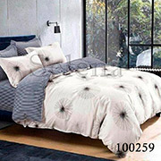 Комплект постільної білизни Selena Смугастий кульбаба 100259