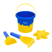 Набір для піску "Український піксель" 4 ел. з термонаклейкою, Tigres жовтий