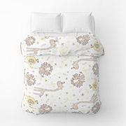 Підковдра бязева Мадагаскар Home Line кавово-жовта