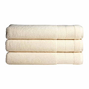 Рушник махровий Kare Bordur 500г SoundSleep кремовий