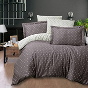 Постільна білизна Point Brown сатин-люкс First choice