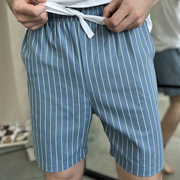 Шорти чоловічі лляні літні Cosy сіро-блакитні