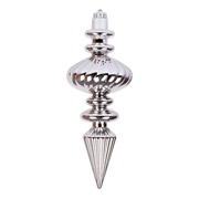 Іграшка новорічна Бурулька 23 см Novogod'ko 974091 срібло глянець