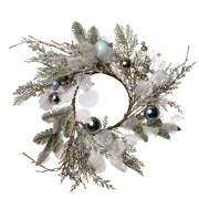 Венок декоративный 45 см с бирюзовыми шарами Yes! Fun 974762