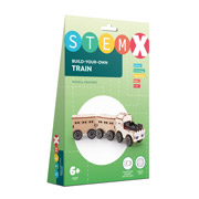 Конструктор дерев'яний на батарейках Поїзд Stem 73681