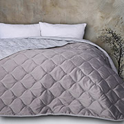 Покривало 5051 Velor charm Light gray MirSon