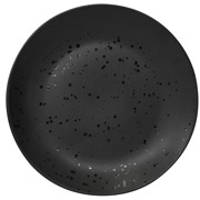 Тарілка обідня 26.5 см Mekkano Limited Edition ZH-7015-1 чорна
