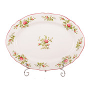 Блюдо керамічне Англійська троянда 36 см Claytan Ceramics 910-026