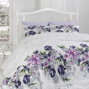 Постільна білизна First choice ранфорс Riella Lila