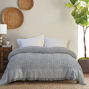 Покривало бавовняне Egi Lotus Home сірий