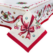Скатертина гобеленова новорічна LiMaSo SKG04