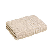 Полотенце махровое с декоративным бордюром Home Line 400 Узбекистан бежевое