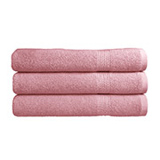Рушник махровий Diagonal Kare 390г SoundSleep світло-рожевий
