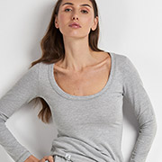 Лонгслів жіночий Basic Ellen LKK 02/03/03 бежевий