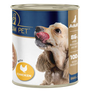 Паштет для дорослих собак з куркою 360 г Premium Pet 4820255191782