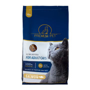 Корм полноценный сухой для стерилизированных кошек с лососем 10 кг Premium Pet 4820290330115
