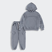 Спортивний костюм для хлопчика КС847 трикотаж-тринитка Бембі X00-сірий