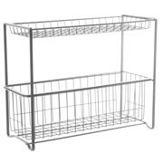 Полиця 2-х ярусна 39.5х15.2х32 см Raum Ringel RG-023w біла