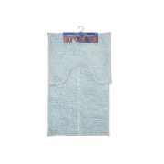 Набор ковриков для ванной комнаты 2 шт Kornel светло-голубой