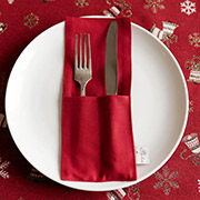 Чохол для столових приборів Прованс червоний
