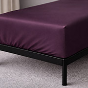 Простирадло натяжне Boston Eggplant сатин Ютек