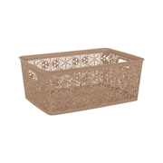Корзина без крышки Violet House 0504 №4 Ажур Cream 14 л