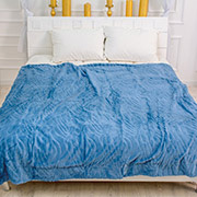 Флісовий плед 1012 Aurora Blue Mirson