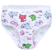 Труси для дівчинки 1105268ркт рібана Татошка білий з принтом