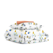 Дитяча постільна білизна в ліжечко FOREST WIGWAM CS2 Cosas блакитний