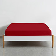 Простирадло на гумці Burgundy ранфорс Cosas висота 20 см