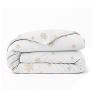 Підковдра Snowflakes Gold фланель Cosas